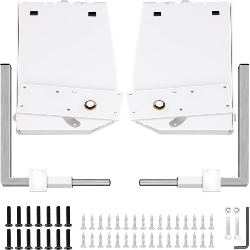 foto del prodotto vevor murphy meccanismo di montaggio a molle a parete kit hardware di supporto per carichi pesanti kit fai da te per letto king queen verticale , bianco