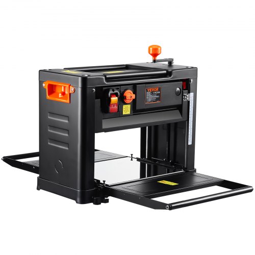 foto del prodotto vevor pialla a spessore 2000w per legno altezza regolabile lama in acciaio al carbonio, pialla filo spessore 15 amp 2000 w 23500 giri min, pialla a spessore per lavorazione di legno larghezza 33 cm