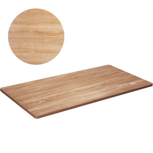 foto del prodotto vevor piano per scrivania 180x80x2,5 cm portata max. 100 kg, piano in truciolare per tavolo scrivania, piano per tavolo lavoro tavolo da pranzo, pannello per tavolo banco di lavoro in legno truciolare