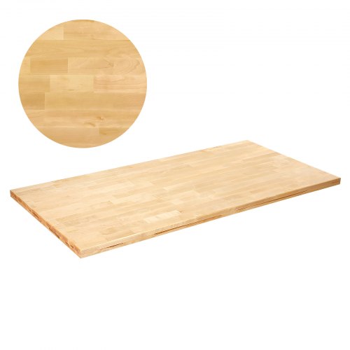 foto del prodotto vevor piano tavolo in legno, 47,2 x 29,5 x 1,5, capacit di carico di 330 libbre, telaio da scrivania regolabile in altezza, piano di lavoro rettangolare per ufficio domestico