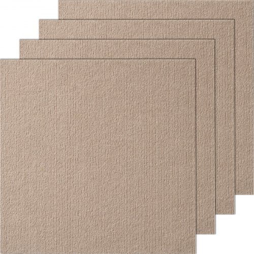 foto del prodotto vevor piastrelle per moquette stacca e incolla, piastrelle per moquette autoadesive quadrate da 457 x 457 mm piastrelle per moquette morbide imbottite, per camera da letto soggiorno interni esterni