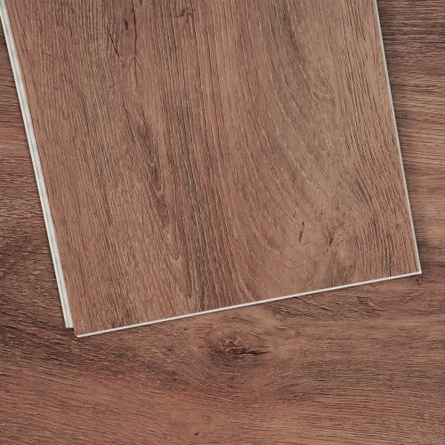 foto del prodotto vevor piastrelle per pavimenti in vinile a incastro 1220 x 185 mm 10 pezzi spessore 5,5 mm pavimento con venature del legno marrone scuro per cucina, camere da letto, bagni, facile per decorare casa