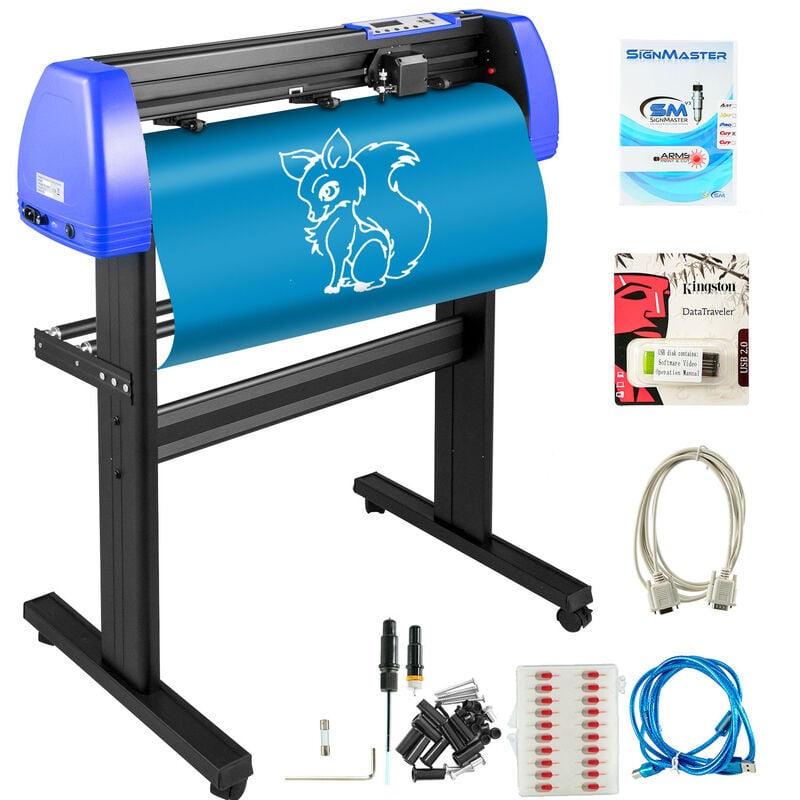 foto del prodotto vevor plotter da taglio vinile vinyl cutter plotter per tagliare vinile con software plotter con supporto robusto plotter professionale stampanti a