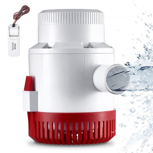 foto del prodotto vevor pompa di sentina, pompa di sentina sommergibile automatica per barche 3000gph 12v con interruttore a galleggiante, diametro di uscita 40.64mm, pompa di sentina per piccole barche