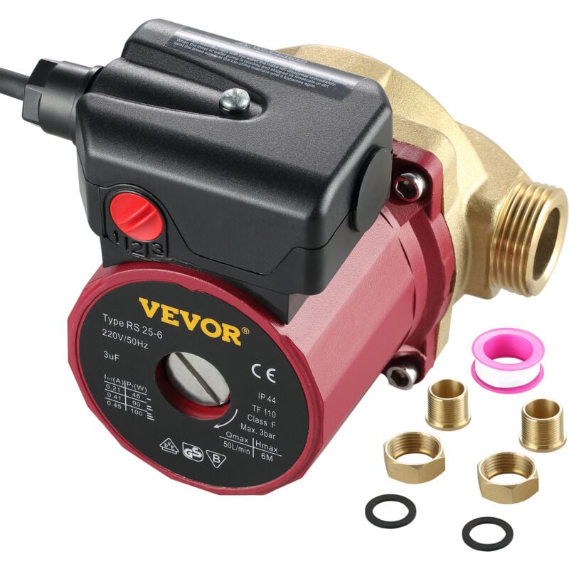 foto del prodotto vevor pompa per acqua ad alta pressione 50 l min, pompa di aumento pressione 220v, membrana per alta pressione pompa acqua 6 m, pompa di aumento