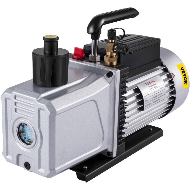 foto del prodotto vevor pompa per vuoto 42,4 x 25,4 x 16 cm pompa per vuoto ad alta efficienza 339,8 l min 0,3pa ideale per il condizionamento domestico, la