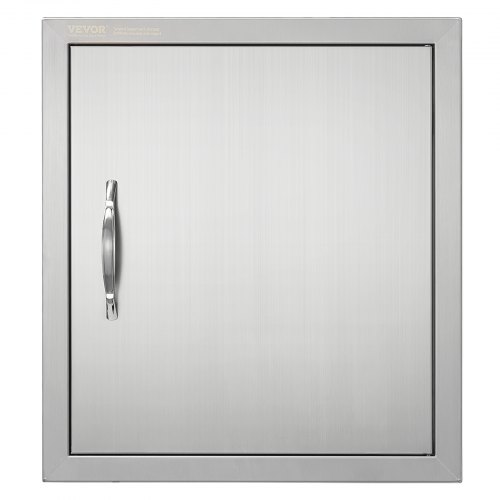 foto del prodotto vevor porta di accesso per cucina porta singola da cucina esterna 18x 20, porta da incasso in acciaio inox, montaggio a incasso per isola bbq, stazione per grigliate, mobile da esterno