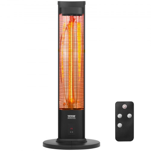 foto del prodotto vevor riscaldatore a infrarossi 2000w riscaldatore elettrico con 3 velocit 