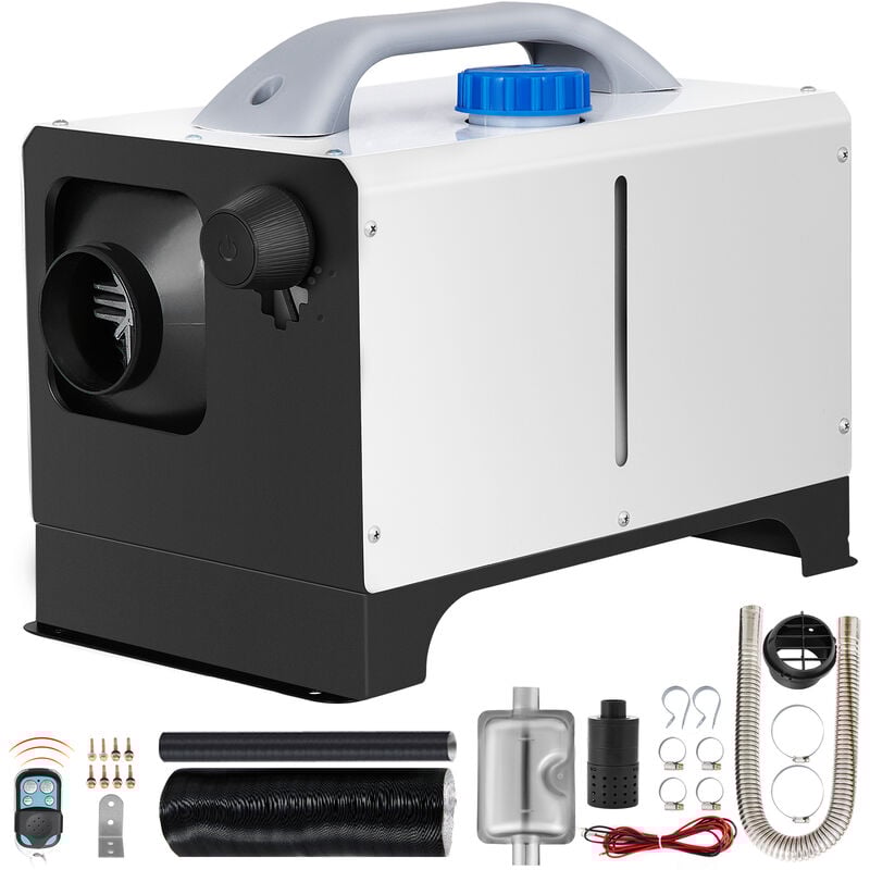foto del prodotto vevor riscaldatore ad aria diesel, 12v 8kw riscaldamento da parcheggio aria diesel integrata uscita dearia singola con interruttore a manopola e