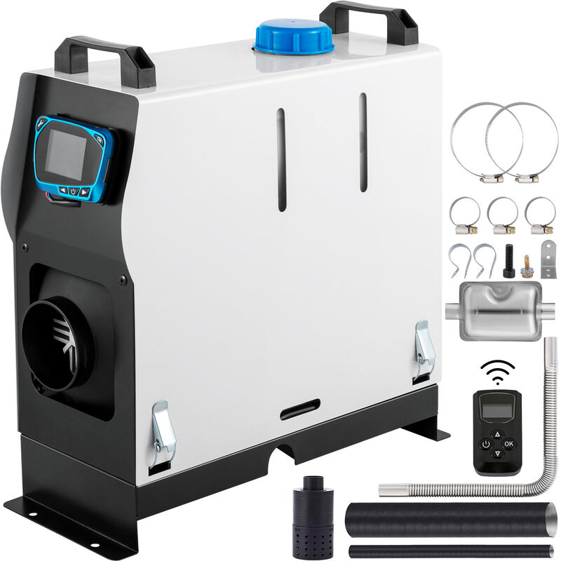 foto del prodotto vevor riscaldatore ad aria diesel 12v, riscaldatore di parcheggio, riscaldatore per camion 8kw all in one interruttore schermo lcd, riscaldamento