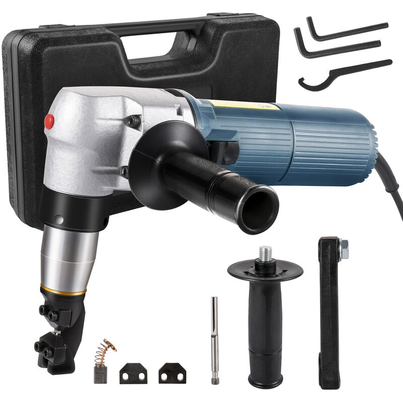 foto del prodotto vevor roditrice per lamiera in metallo, spessore 0,16 pollici 4 mm 625 w 220 v cesoia elettrica per lamiera per lamiere, materiali ondulati,