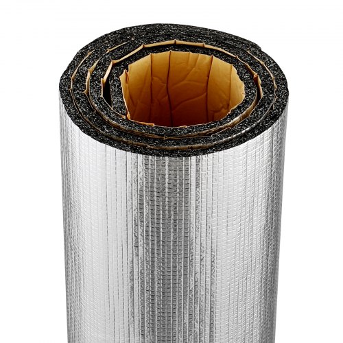 foto del prodotto vevor rotolo isolante radiante in alluminio con anima schiuma xpe 1020x1524 mm