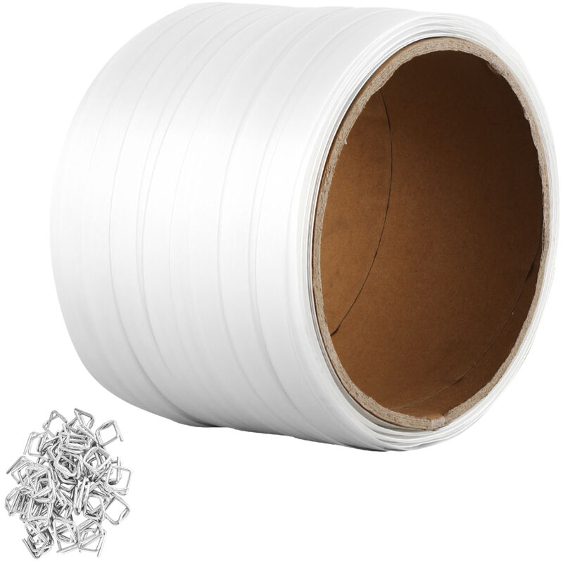 immagine 0 del prodotto vevor rotolo per reggia in corda intrecciata da imballaggio 100 m x 19 mm x 0,9 mm reggia portatile resistente, resistenza alla rottura 800 kg