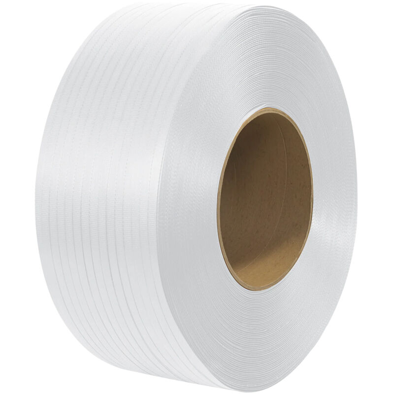 foto del prodotto vevor rotolo per reggia in polipropilene da imballaggio, reggia portatile resistente 3000 m x 12,7 mm x 0,8 mm resistenza alla rottura 110 kg rotolo