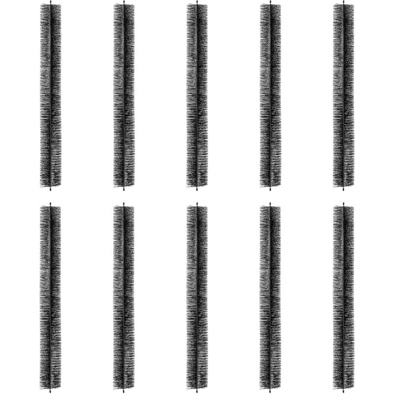 foto del prodotto vevor spazzola per grondaie, lunghezza totale 9 m, diametro 110 mm, strumento per pulizia grondaie, spazzola per grondaie, kit pulizia foglie per