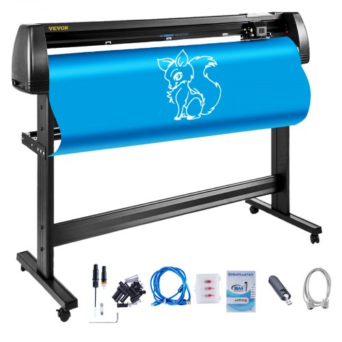 foto del prodotto vevor stampanti adesivi plotter da taglio 135 cm plotter da taglio in vinile macchina con plotter signmaster software
