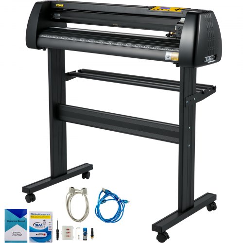 foto del prodotto vevor stampanti adesivi plotter da taglio 720 mm vinile da 220v plotter da taglio con software prefessionale macchina con supporto