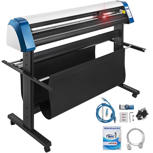 foto del prodotto vevor taglierina per vinile 53 pollici taglierina per vinile macchina per taglio semiautomatica per stampante per vinile fai da te posizionamento manuale taglio di segnaletica