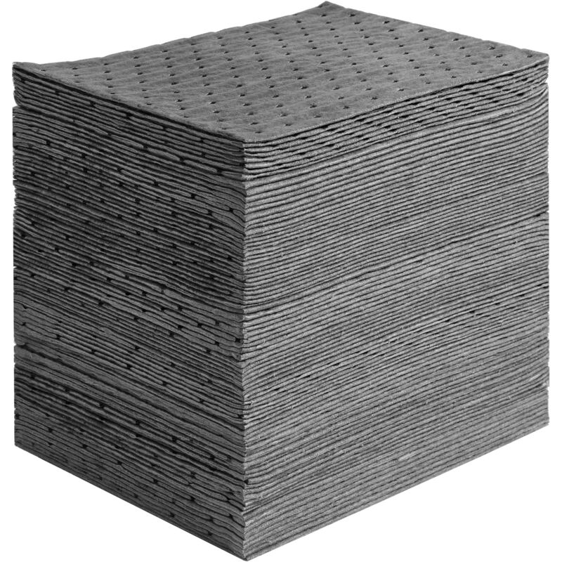 foto del prodotto vevor tamponi assorbenti versamenti, tappetino assorbente universale assorbe fino a 12 gal, 13 l x 10 p tampone assorbente in polipropilene per