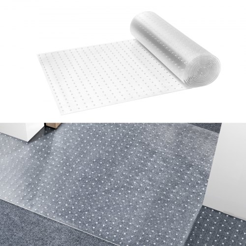 foto del prodotto vevor tappetino protettivo per animali domestici 366 x 61 cm pvc antigraffio tappeto porta per animali, tappetino antiscivolo antigraffio, tappo antigraffio per tappeti in plastica facile tagliare