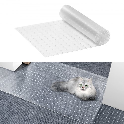 foto del prodotto vevor tappeto protettivo animali domestici pvc 1097x380 mm tappo antigraffio