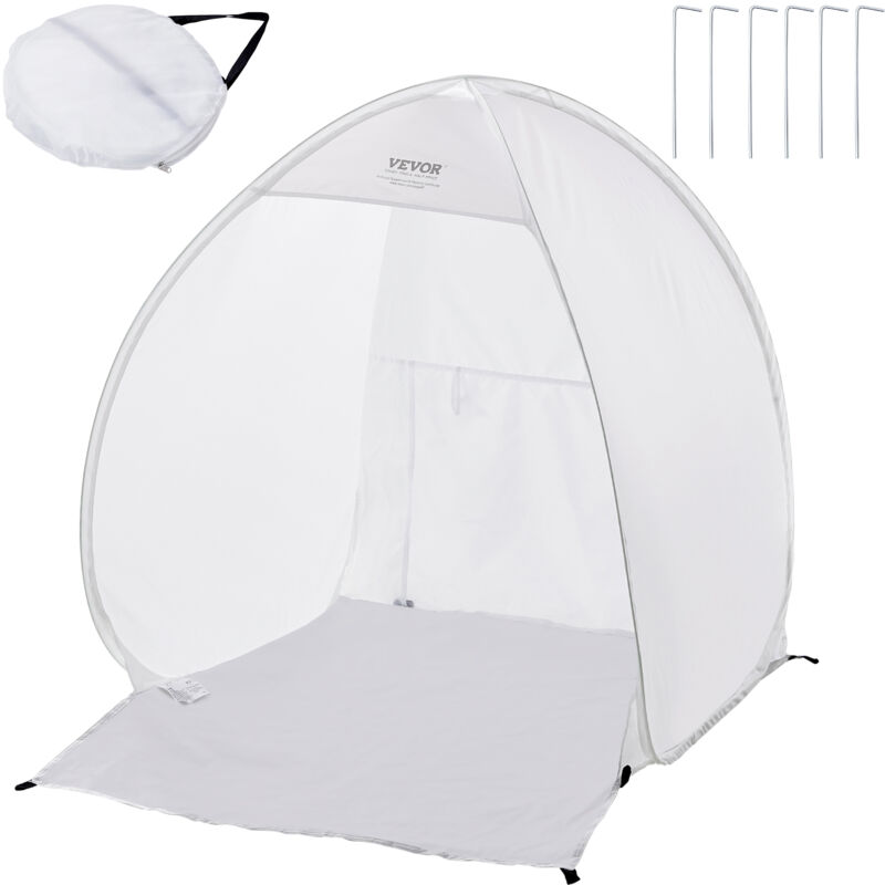 foto del prodotto vevor tenda portatile per pittura a spruzzo 101,6 x 88,9 x 101,6 cm tenda per verniciatura a spruzzo portatile pieghevole pop up con pavimento
