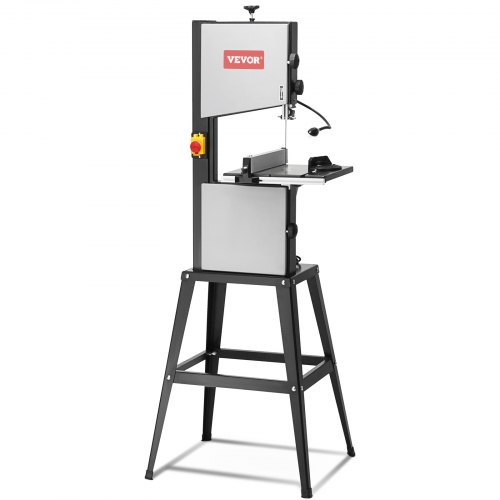 foto del prodotto vevor troncatrice a nastro da banco con supporto 245 mm 2 velocit 506 920 giri min 370 w altezza taglio 160 mm lunghezza lama 1832 mm, troncatrice per lavorazione di legno, alluminio, plastica