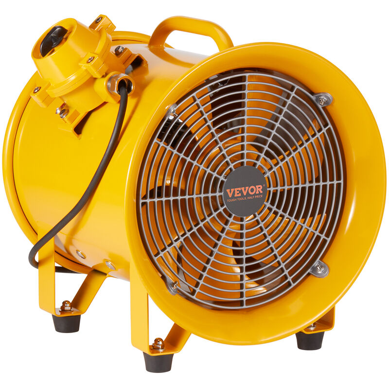 foto del prodotto vevor ventilatore di scarico 550 w aspiratore estrattore dearia industriale 304,8 mm volume dearia 4247 m3 h cavo di alimentazione 3 m ventilatore