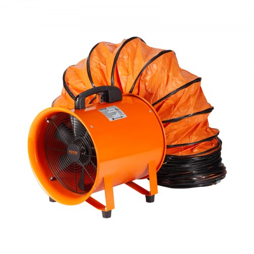 foto del prodotto vevor ventilatore di scarico motore 145w estrattore d aria condotto industriale 203mm tubo di scarico 5m volume d aria 1020 cfm ventilatore di scarico per estrarre polvere fumo velocit 2900 giri min