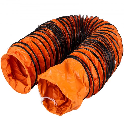 foto del prodotto vevr tubo flessibile 7,6 m in pvc flessibile 12 pollici portatile, tubo con anelli a forma di d, uso per fabbriche, scantinati, fattorie, prodotti chimici, tunnel, produzione automobilistica, ecc.