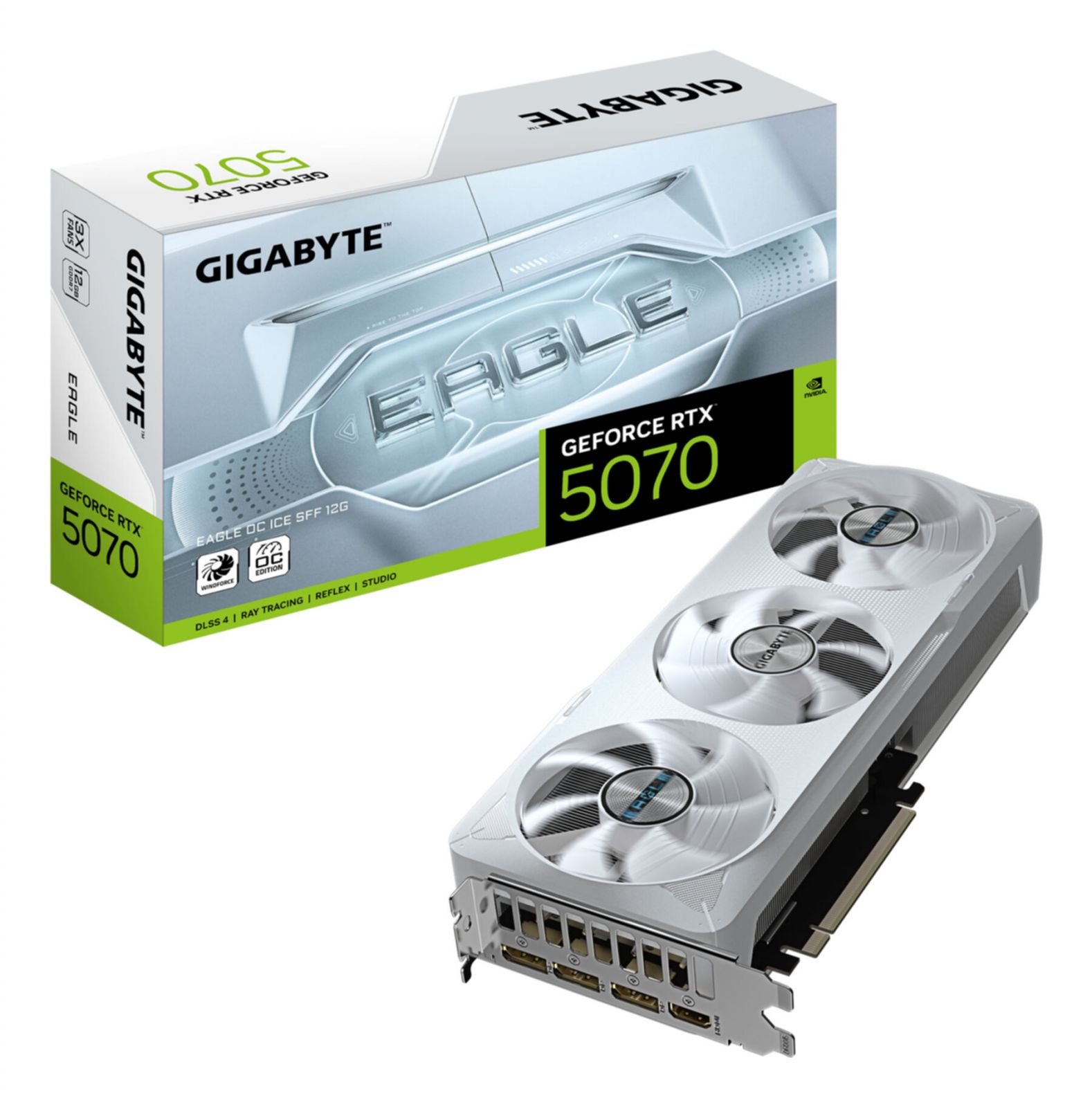 foto del prodotto vga gigabyte geforce rtx 5070 12gb eagle oc ice
