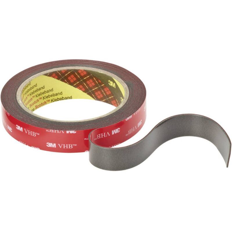 foto del prodotto vhb 4611f 4611193 nastro biadesivo vhb 4611f grigio scuro l x l 3 m x 19 mm 1 pz. 3m