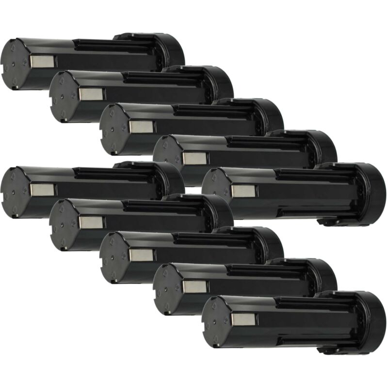 foto del prodotto vhbw 10x batteria compatibile con panasonic ez902abb, ez581, minifix 100, ez902, ez502 2, ez502 2, ez503 utensile elettrico 3300 mah, nimh, 2,4 v 