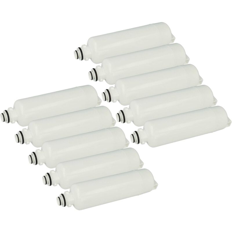 foto del prodotto vhbw - 10x cartuccia filtro per l'acqua compatibile con bosch kad93vbfp 01, kad93aiepg 01, kad93vifp 01, kad93vbfpg 01, kad93vifpg 01 frigorifero