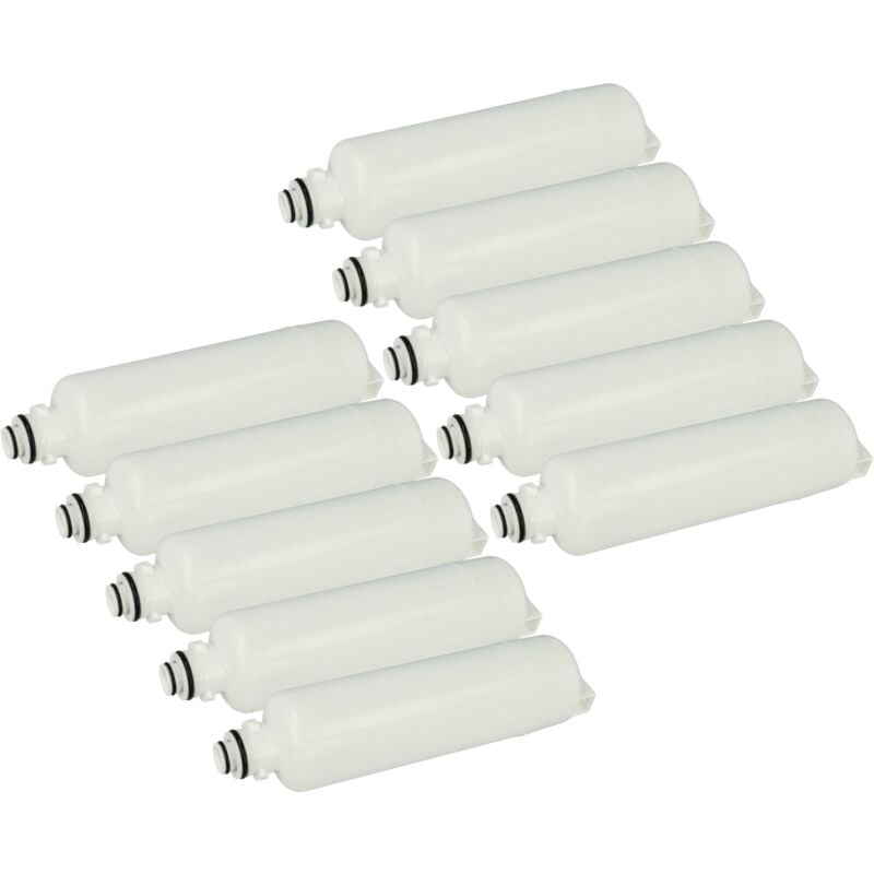 foto del prodotto vhbw 10x cartuccia filtro per l acqua sostituisce ra450012, replfltr55, ra450022, ksz50ucp, ks50zucp per frigorifero