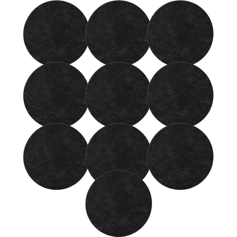 foto del prodotto vhbw 10x filtro a carboni attivi compatibile con delonghi f2635, f26215, f26235, f26237 friggitrice 130 mm