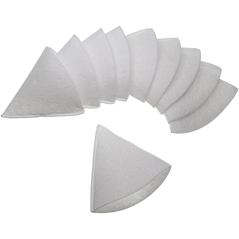 foto del prodotto vhbw 10x filtro a cono per impianto di ventilazione ad es. compatibile con helios, maico, pluggit, zehnder filtro di scarico g4, dn 100 bianco