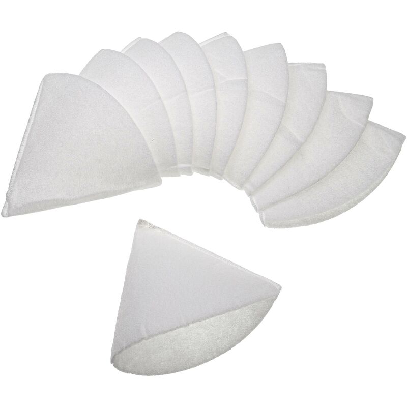 foto del prodotto vhbw 10x filtro a cono per impianto di ventilazione ad es. compatibile con helios, maico, pluggit, zehnder filtro di scarico g4, dn 125, bianco