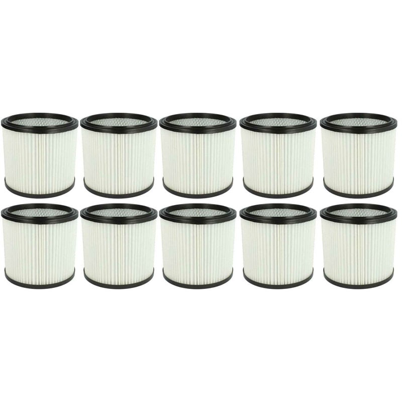 immagine 0 del prodotto vhbw 10x filtro a pieghe piatte compatibile con hoover s 4294 zentralfilter, s4310, s 4310, s 4308, s 4308 zentralfilter aspirapolvere bianco
