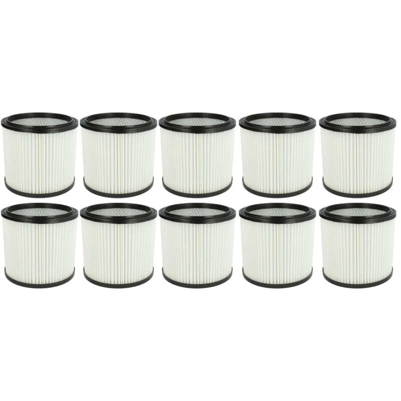 foto del prodotto vhbw 10x filtro a pieghe piatte sostituisce klarstein 10007544 per aspirapolvere cartuccia filtrante