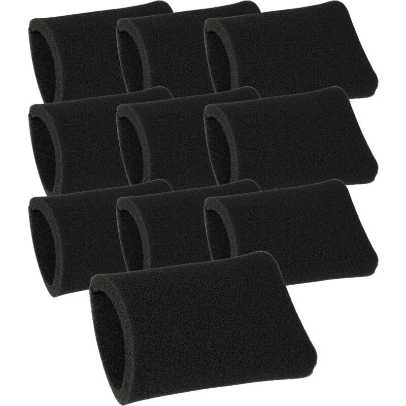 foto del prodotto vhbw 10x filtro compatibile con k rcher a2676, a2675, a2656, a2654, a2604, a2554, a2534, a2574, a2674 aspirapolvere filtro in spugna