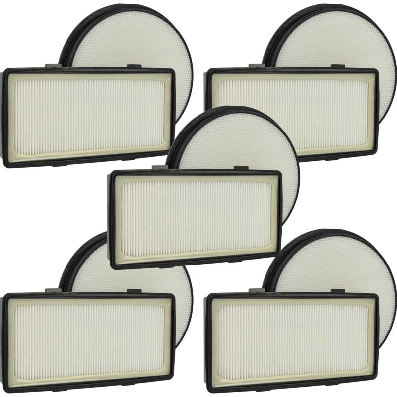 foto del prodotto vhbw 10x filtro compatibile con tefal tw7681ea 410, tw7673ha 410, tw7647ea 410, tw7621ea 410 aspirapolvere filtro aria di scarico, pre filtro