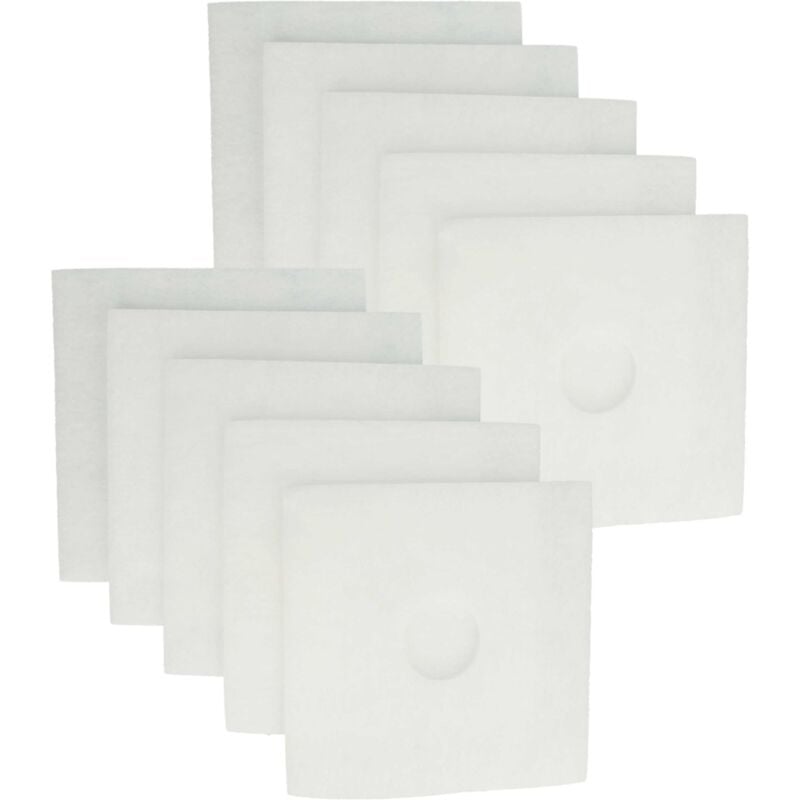 foto del prodotto vhbw 10x filtro dell aria compatibile con helios els vez 60, els vezo 100 60, els vezo 100, els vez 60 30 s, els vez 60 30 ventola