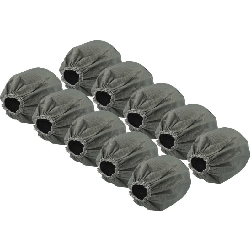 foto del prodotto vhbw 10x filtro in tessuto compatibile con bosch universalvac 15 aspirapolvere industriale, aspiratore a secco umido, lavabile grigio