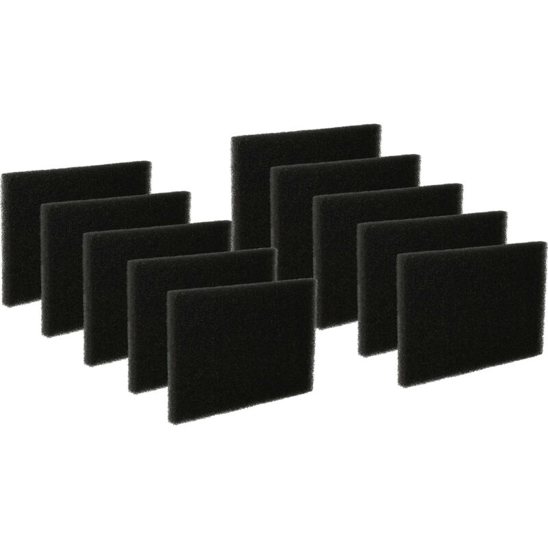 foto del prodotto vhbw 10x filtro salvamotore in spugna compatibile con diversi aspirapolvere, robot aspirapolvere, aspirapolvere multiuso di aeg, privileg, quelle,