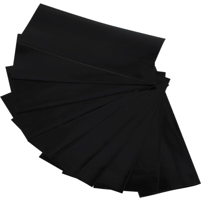 foto del prodotto vhbw 10x guaina termorestringente adatta a per celle per batteria film retraibile, 7,2 x 3 cm, nero
