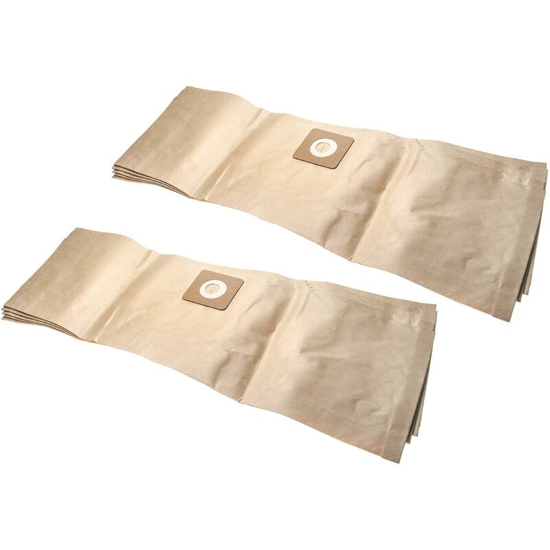 foto del prodotto vhbw 10x sacchetti compatibile con bosch advancedvac 20 aspirapolvere in carta, 85,4cm x 26.9cm, marrone