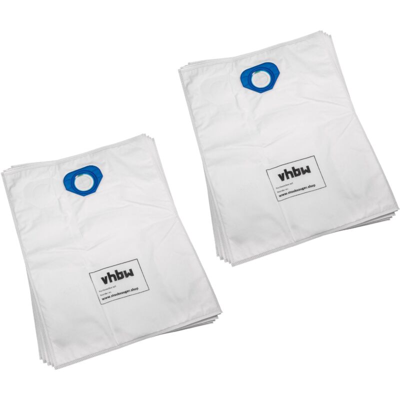 foto del prodotto vhbw 10x sacchetti compatibile con bvc c 600, compact 600, junior, junior super, s 500, s 600, s 700, s 800 aspirapolvere in microfibra, 63cm x