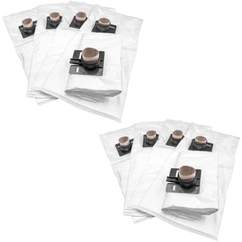 foto del prodotto vhbw 10x sacchetti compatibile con festo festool ct 22, ct 22 e, ctl 22, ctl 33, ctl 33 le sg, ctl 44 e as aspirapolvere in microfibra, bianco