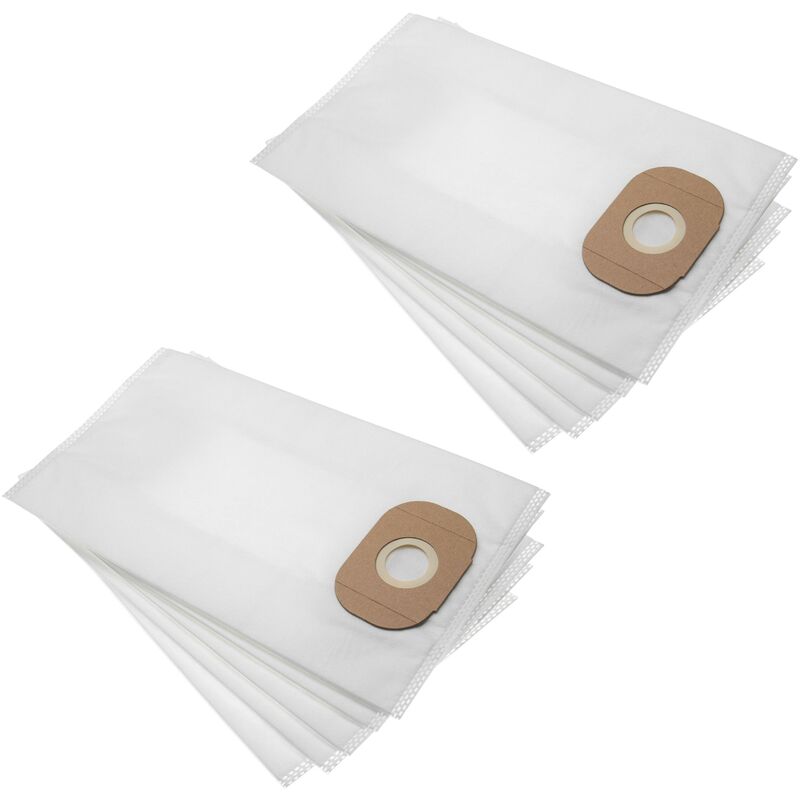 foto del prodotto vhbw 10x sacchetti compatibile con k rcher bv 111, ds 5200, k 5200, t 171 aspirapolvere in microfibra, 34.7cm x 18,95cm, bianco